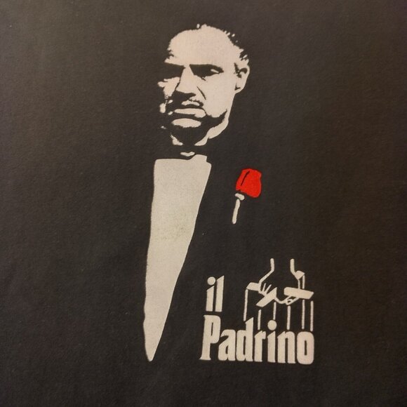 The Godfather Il Padrino T Shirt XL Black Vito Corleon Movie Graphic - Picture 10 of 11
